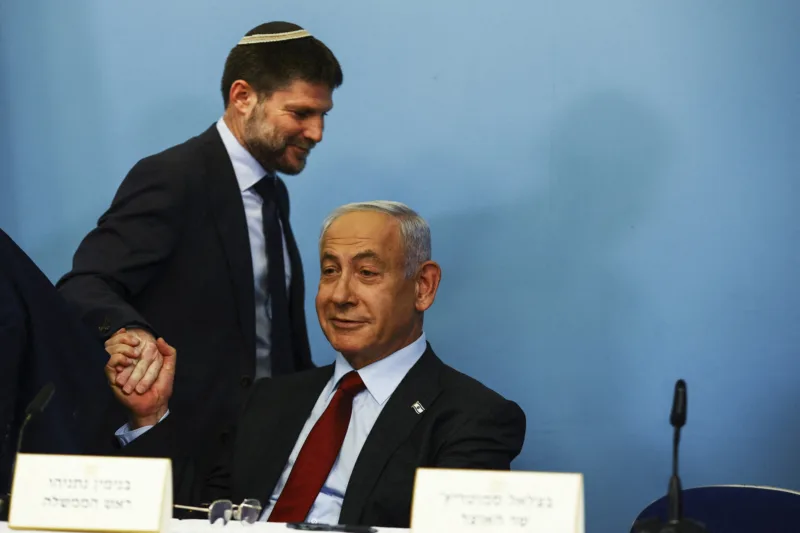 Bezazel smotrich netanjahu