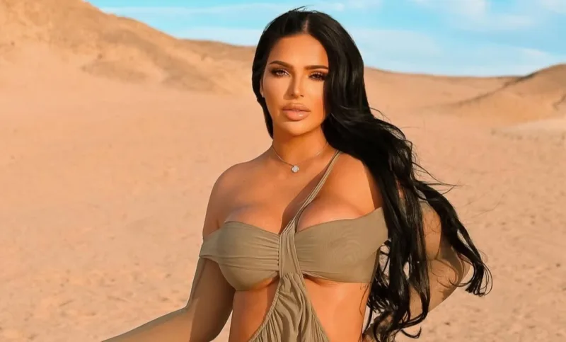 In the middle of nowhere I found everything ️ Wearing Fashion Nova Alora Mesh Maxi Dress