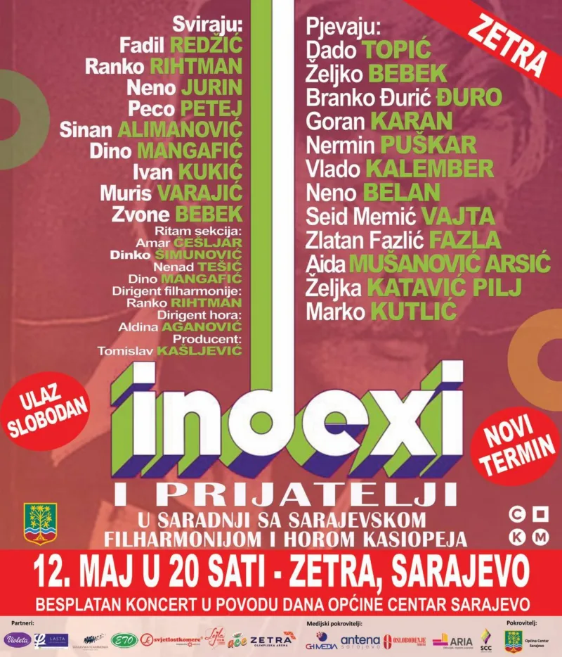 Indexi i prijatelji koncert