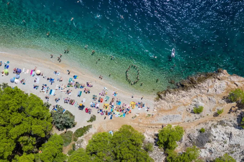 Hrvatska plaza freepik