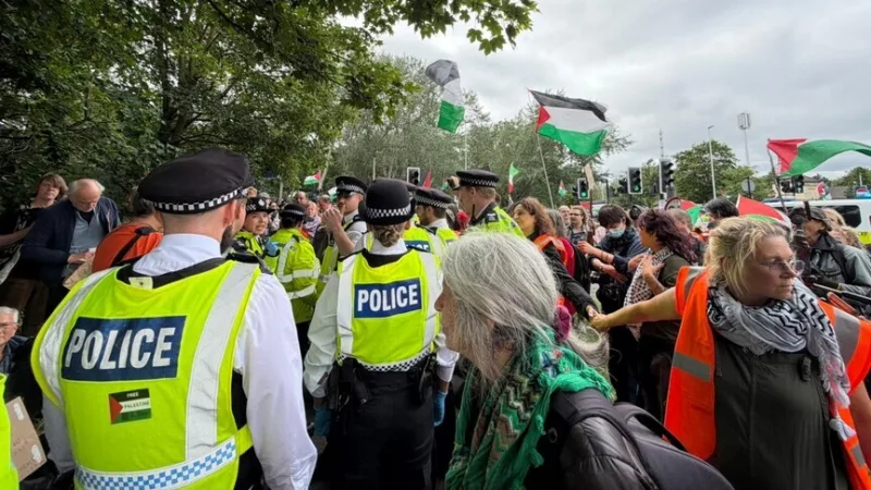 London akcija za palestinu aa