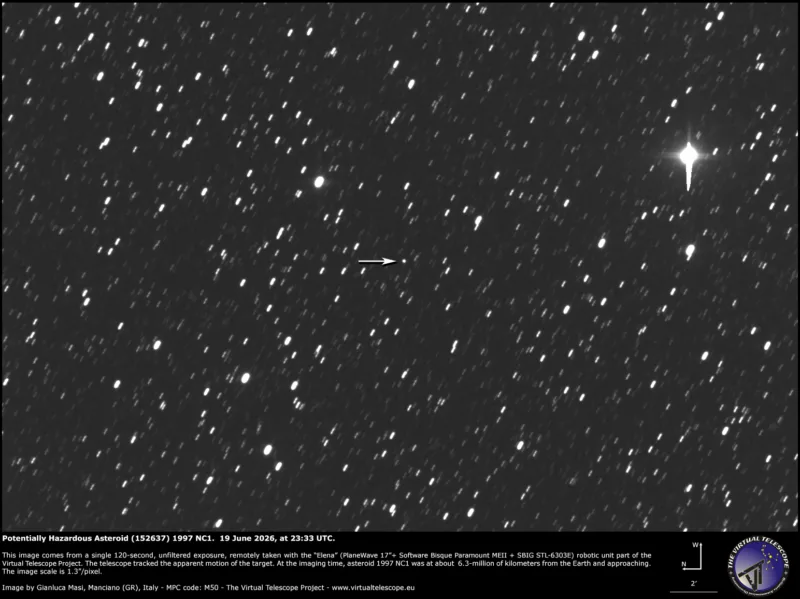 Asteroid 152637 1997 NC1