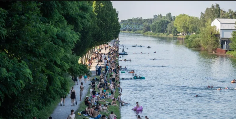 Njemacka jezero rijeka