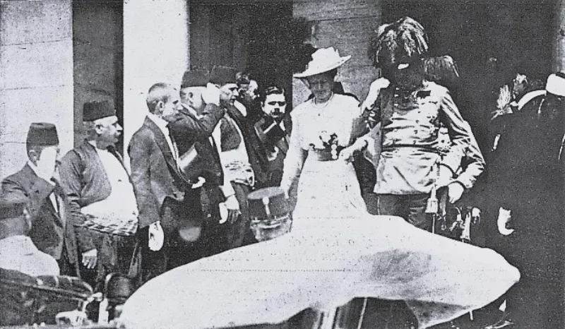 Archduke Franz with his wife