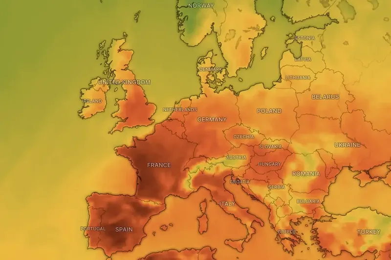 Europe Heat Windy
