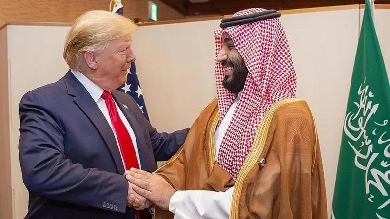 Trump bin salman aa