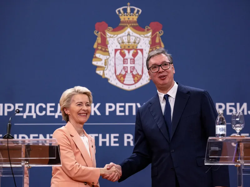 Vucic von der leyen