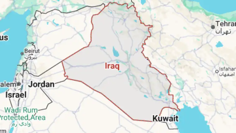 irak mapa