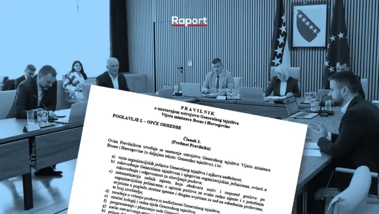 Vijece ministara pravilnik zaposljavanje