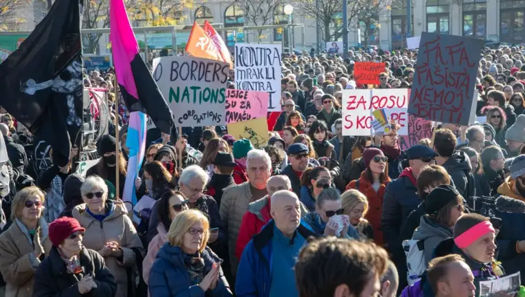 AA 20251130 39852824 39852813 HRVATSKA PROSVJED UJEDINJENI PROTIV FASIZMA