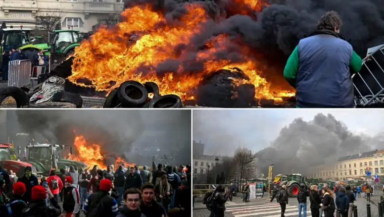 Belgija protest
