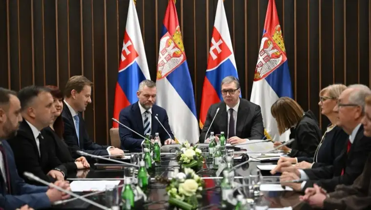 AA 20251222 40048696 40048692 PELLEGRINI I VUCIC U POSJETI VOJVODINI NAJAVLJENA IZGRADNJA SLOVACKE KUCE U NOVOM SADU