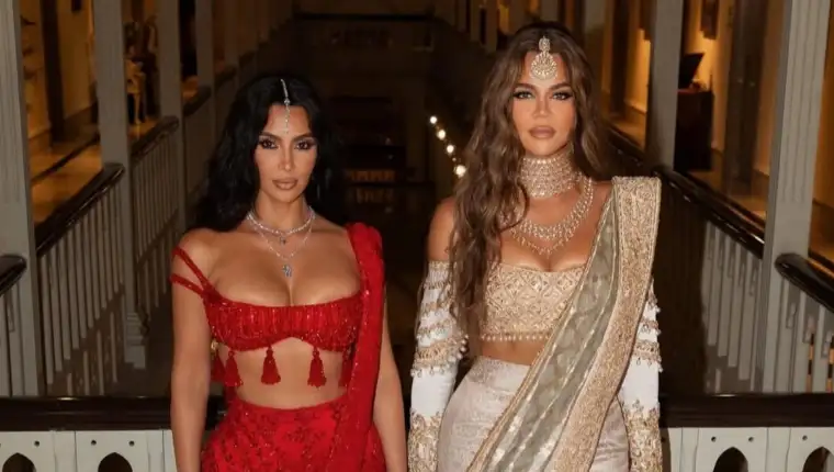 Kim and Khloe Take India