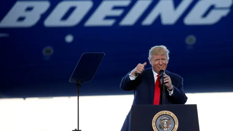 Boeing trump