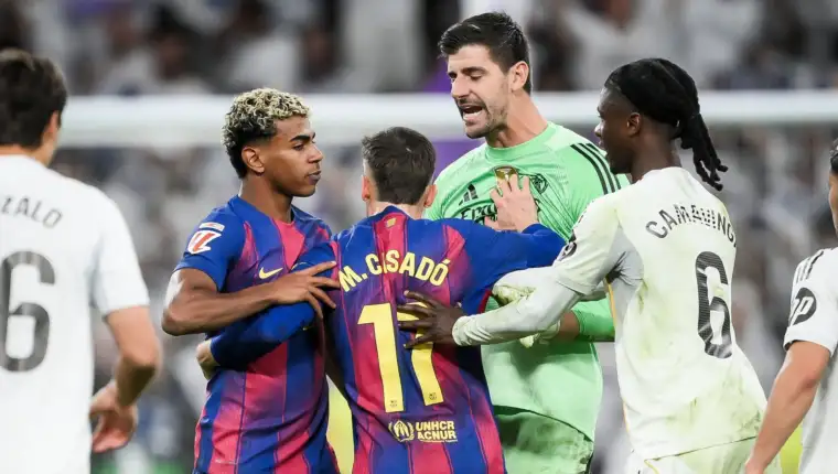 Barcelona real el clasico courtois casado camavinga yamal