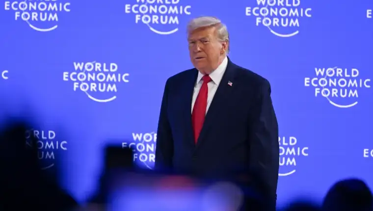 Donald trump davos aa 2