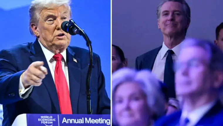 Trump newsom