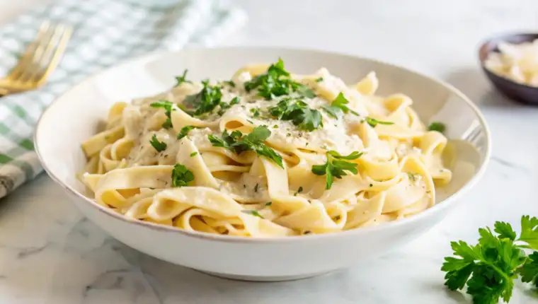 Fettuccine Alfredo freepik