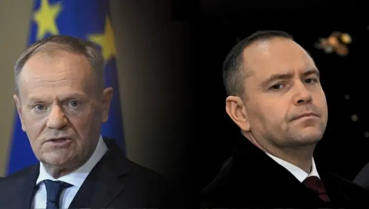 Tusk i Nawrocki