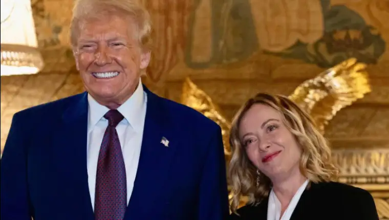 Donald trump giorgia meloni fb