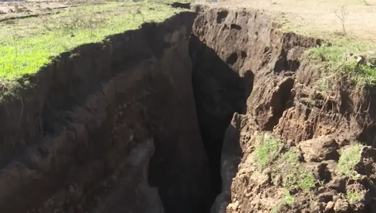 Afrika pucanje tla