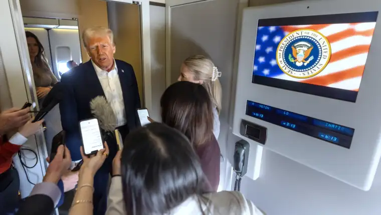 Trump air force one