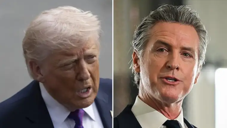 Trump newsom aa