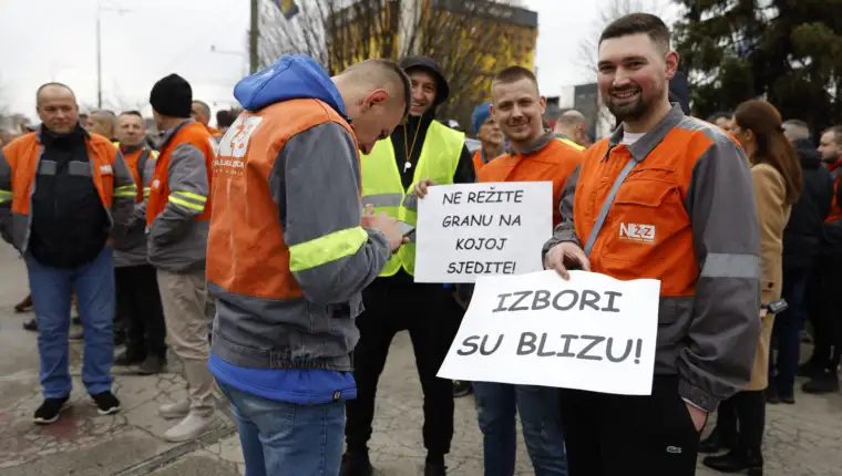 Zeljezara protesti c