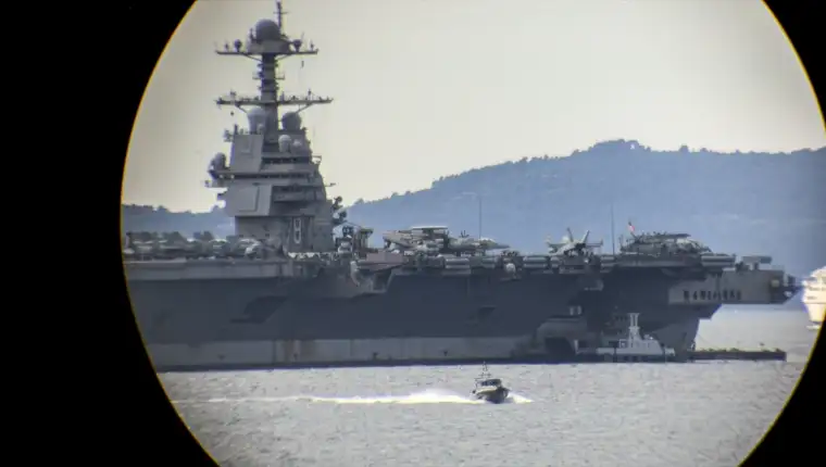AA 20260329 40958481 40958455 AMERICKI NOSAC AVIONA GERALD R FORD U SPLITSKOM AKVATORIJUMU