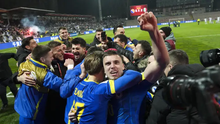 AA 20260331 40979943 40979935 BIH POBJEDOM PROTIV ITALIJE IZBORILA PLASMAN NA SP