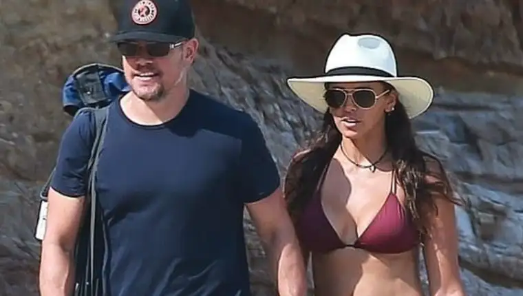 Luciana Barroso matt damon