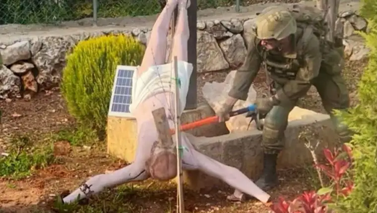 Izraelski vojnik statua liban