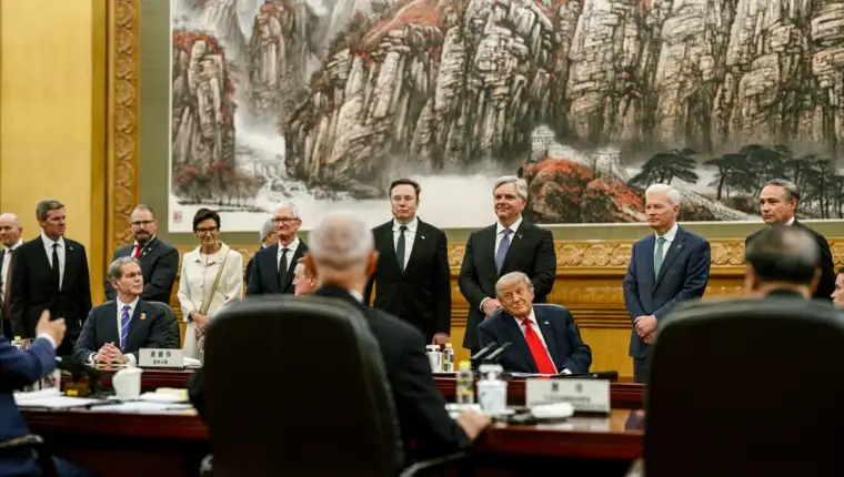 AA 20260514 41383356 41383355 AMERICKI PREDSJEDNIK DONALD TRUMP U KINI
