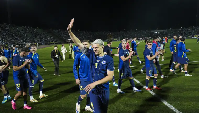 AA 20260529 41529387 41529371 PRIJATELJSKA UTAKMICA BIH SJEVERNA MAKEDONIJA zmajevi muharemovic tarik