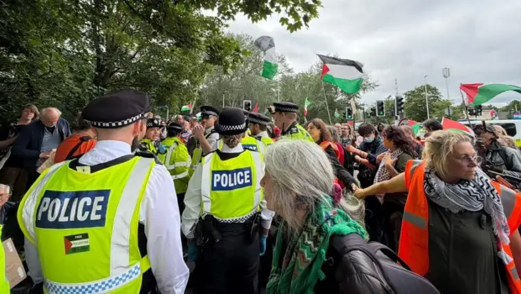 London akcija za palestinu aa