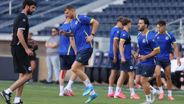 Dzeko trening usa