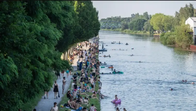Njemacka jezero rijeka