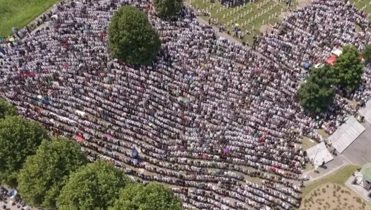 Srebrenica dzenaza zrak1