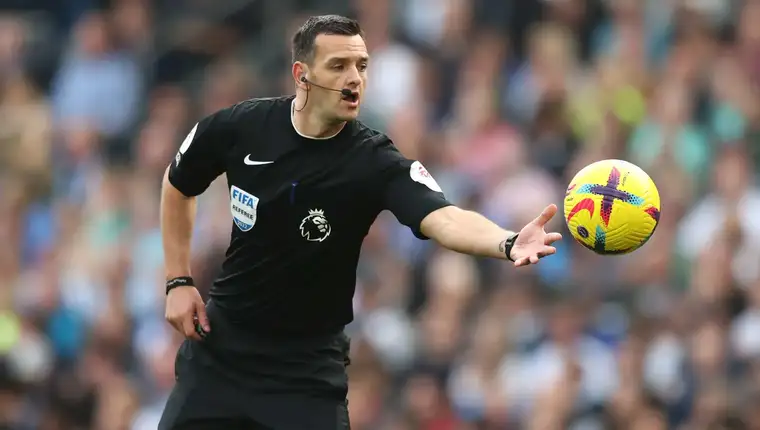 Andy madley referee ball