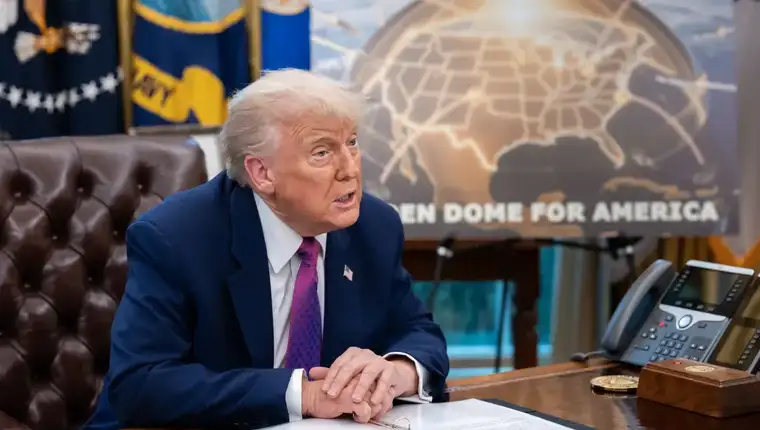 Trump zlatna kupola bijela kuca