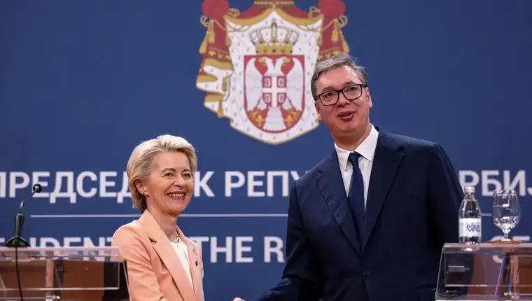Vucic von der leyen