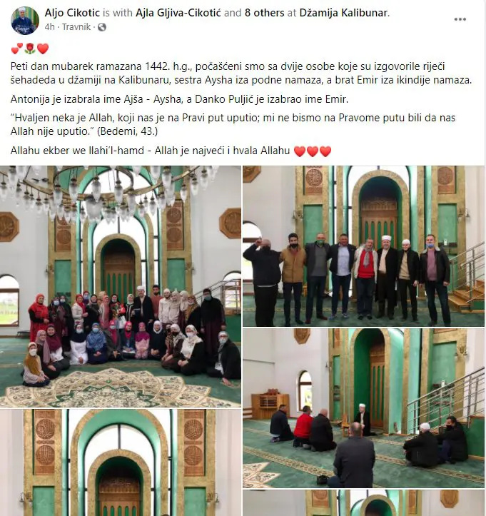 Bratić vrhbosanskog nadbiskupa Vinka Puljića prešao na islam, odabrao ime Emir Aljo-cikotic-ff.jpg