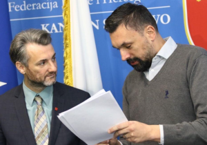 Edin Forto ,Elmedin Konaković predsjednici NiP-a i NS-a