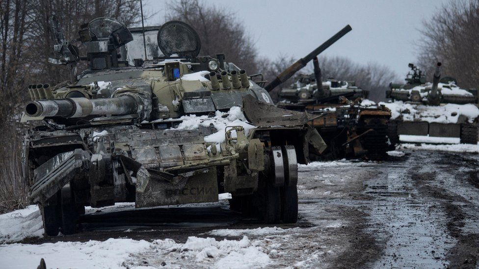 frankenštajn tenkovi Rusija, Ukrajina
