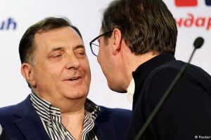 Milorad Dodik Aleksandar Vučić Adam Šukalo