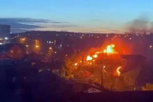 Ruski borbeni avion Požar u rusiji nakon pada aviona