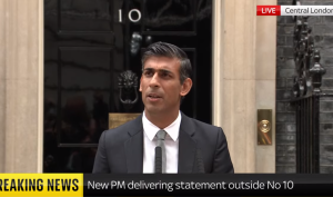 Sunak drži prvi govor nakon što i zvanično imenovan za premijera Velike Britanije
