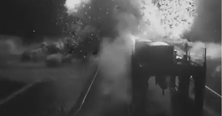 snimak eksplozije brana kod hersona