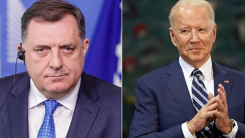 Milorad Dodik ustvrdio da je Joe Biden provocira Srbe u RS