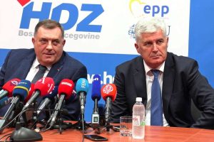 Delegacije SNSD-a i HDZ-a predvodit će Milorad Dodik i Dragan Čović